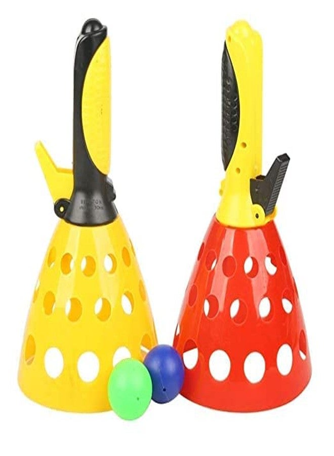 MACLOOM PBC Export Shoot Ball |Air Basketball Set for Kids|Automatic Shoot Ball in Air|Catching Basket Ball Game|Catch Launcher Basket Twin Ball Hand Basketball Set|Indoor Outdoor Sports Games for Children| - Image 2